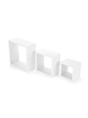 New Floating Square Cube Shelves, for Bedroom, Living Room, Bathroom